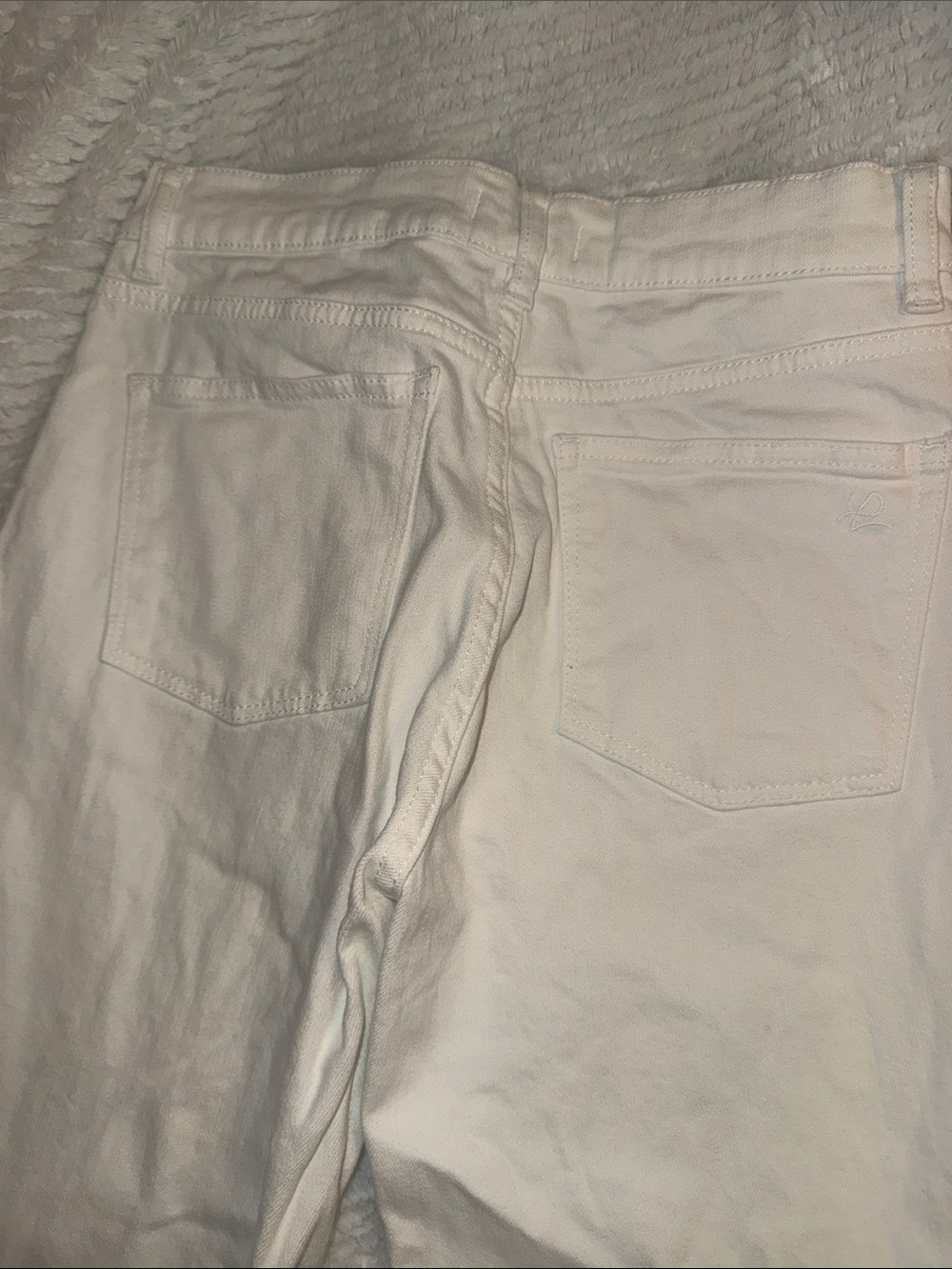 DL1961 Patti Straight High Rise Ankle Jeans | White - Picture 4 of 5